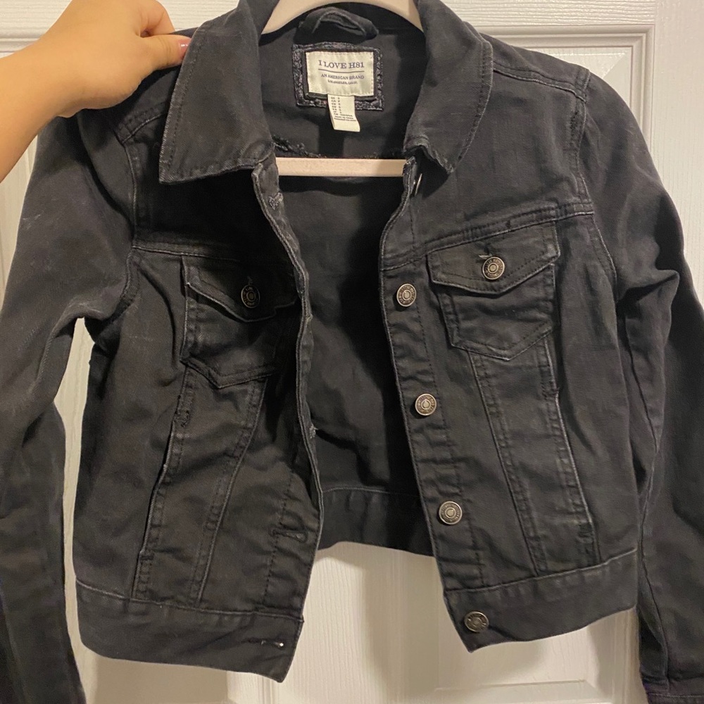 Denim Crop Jacket